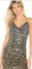 Bardot NWT Glimmer Ombre Sequin Mini Dress Size 14 $119