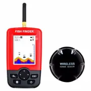 100m Wireless Smart Fish Finder Sonar Sensor Fishfinders Dot Matrix Rechargeable