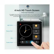Tuya Smart Home Multiple Zigbee Smart Home Control Panel 4 Inch Switch Panel In-Wall Touchscreen Co As shown
