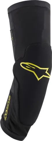Alpinestars Paragon Plus Knee Protectors, black-yellow, Size L for Men Black Yellow