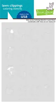 Lawn Fawn Mice On Ice Coloring Stencils