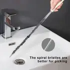 Pipe Solution Bathtub Drain Cleaner Design Pipe Dredging Brush for Bathroom Hair