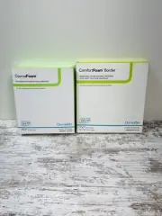 Comfort Derma Foam Border Dressing 7 x 7" 6x6” Square Poly Foam 43770 00292E