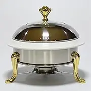 Food Warmer Electric Buffet Server Buffet Serving Food Heater - Food Warming Tray, Food Warming Buffet, Stainless Steel with Glass Plate, Hot Pot Set Catering Buffet Heater
