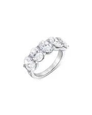 Bloomingdale's Fine Collection Certified Lab Grown Diamond Oval Band in 18K White Gold, 5.0 ct. t. w.