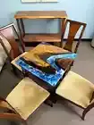 Resin Wood Table – Epoxy River Table – Handmade Epoxy Resin Wood Table Furniture
