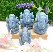 Large Aneglite Crystal Ganesh Handmade Crystal Home Office Decorative Ganesh