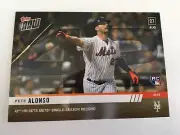 2019 Topps Now Online Exclusive Pete Alonso Mets RC 42nd HR Mets Record 755