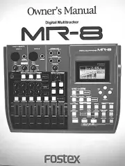 Fostex MR-8 Digital Multitracker NEW OWNER'S MANUAL