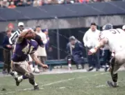 Dick Butkus & Dave Osborn BEARS vs VIKINGS 1960's NFL Original 35mm Photo Slide