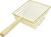PENIKOKO Stainless Steel Cat Litter Scoop with Fine Mesh Durable Pet Litter Shovel for Cleaning Ergonomic Handle for Comfortable Use for Home Cat Care