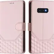 Compatible with Samsung Galaxy S10e 4G Wallet Cover,Compatible with Samsung Galaxy S10e 4G Card Holder Flip Stand PU Leather Phone Case Pink
