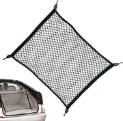 Car Net for Trunk | Trunk Storage Mesh Net - Heavy Duty, Wear Resistant, Space Saving Seat Back Storage for Road Trip, Travel, Camping