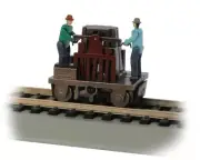 Bachmann 46223 HO Scale Gandy Dancer Operating Hand Car