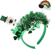 [Holibanna] Green Irish Headband St. Patrick's Day Costumes Hat Shamrock Hair Band for Festive Parties