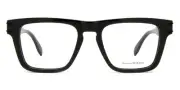 Alexander McQueen AM0400O Eyeglasses Men Green Square 52mm New 100% Authentic