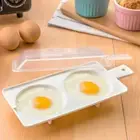 Steamer Tool Egg Steamer Double Cup Draining Egg Boiler Eggs Chicken Microwave