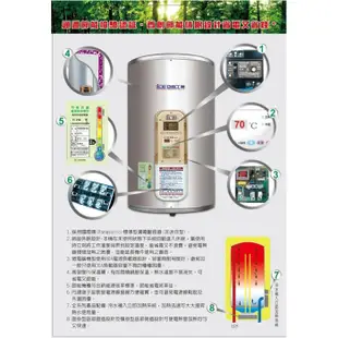 亞昌牌15加侖DH15-H橫掛式 定時可調溫休眠型儲存式電熱水器【東益氏】售怡心 日立電 電光牌 佳龍 龍天下 喜特麗