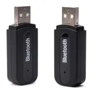 USB Bluetooth 2.0 PC Adapter Wireless Stereo Audio Music Receiver 3.5mm Aux Jack