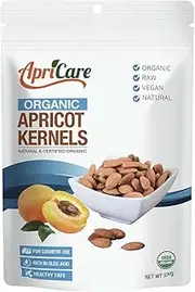 Apricare Organic Raw Apricot Kernels, 500 g