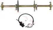 810mm Rear Axle Kit Brake Assembly Sprocket Hub Quad Go Kart ATV Buggy Golf Cart