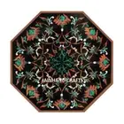 Marble 2'x2' Coffee Malachites Corner Table Top Dining Side Octagon Use Inlay