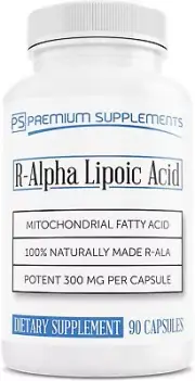 R-Alpha Lipoic Acid 300MG of Pure R-LIPOIC Acid 90 Count. MAX Strength