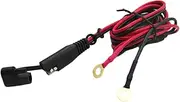 Alipis SAE to Round Terminal Charging Cable Solar Panel Power Line Auto Reset Fuse for Safe Use Durable Motorcycle Battery Connector for Automotive Rv Applications