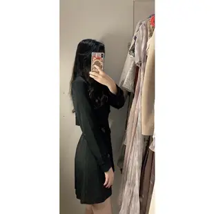 🖤Dressy Daisy黑色綁帶風衣洋裝/西裝連身裙🖤（二手）