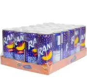 24 Exotic Rani Float Peach Flavor Fruit Drink 240ml Each Can -Free Shipping
