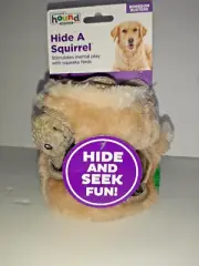 Hide A Squirrel Plush Puzzle Dog Toy Boredom Buster Uses Dog's Intelligence