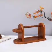 Crochet Yarn Holder Bobbin Spool Thread Solid Wood Shelf