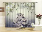 Rocks Shallow Surface 3D Curtains Blockout Photo Printing Curtains Drape Fabric