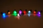 DirectGlow LED Light Up Multicolor Heart Stud Glow in the Dark Light Up Earrings