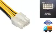 8-Pin Speaker High Level Input Plug Harness ECLIPSE Amplifier EA PA Series