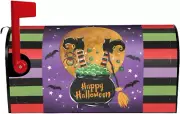 Witch Feet Halloween Magnetic Mailbox Cover, Unique 21 X 18 Inchs Mailbox Cover,