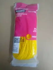 Everbilt 5/32 in. x 45 ft. Hollow-Braid Polypropylene Cord in Yellow 30Lbs Load