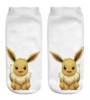 LOVE Socks Ladies Cartoon Cute Novelty Low Cut Ankle Socks, Eevee