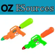 2 pcs Summer Fun Durable and Sturdy 32cm Kids Toy Water Gun Blasters Beach Pool