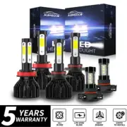 For Chevy Silverado 1500 2007-2015 Combo Faros LED + Kit de luces antiniebla