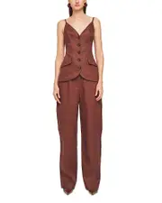 Ronny Kobo Oliver Linen Vest