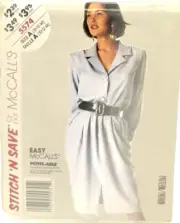 McCall's Stitch 'N Save Pattern #5574 - Dress - (Sizes 10, 12 & 14)