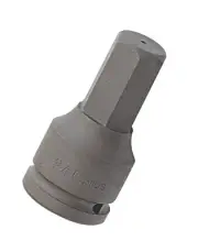 Genius Tools 1" Dr. 21mm Hex Impact Bit Socket, 98mmL (CR-Mo) - 849821