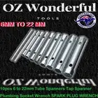 10pcs Tube Spanners Tubular Tap Spanner Plumbing Socket Wrench SPARK PLUG WRENCH