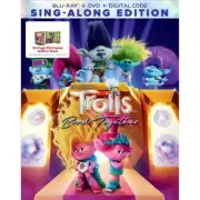 Trolls Band Together Blu-Ray + DVD + Digital + Gallery Book New Factory Sealed