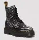 Dr Martens 8 Hole Jadon Black + Zinc Grey 27669001 Classic Doc