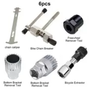 Multifunction Repair Tool Kits Chain Cutter Bottom Bracket Remover Freewheel Cra