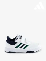 adidas White/Green/Blue Tensaur Hook and Loop Trainers (K95081) | $65