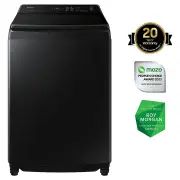Samsung 9kg Top Load Washer - Black WA90CG6745BV