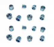 16 Pack 3/8-16 Wood Insert Nuts W/Flange - Hex Drive - 15/32" Hole I-NUT375F